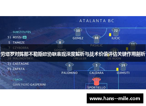 劳塔罗对阵那不勒斯欧协联表现深度解析与战术价值评估关键作用剖析